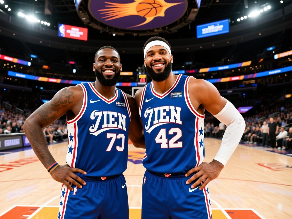 76人队双星联手42分力压太阳