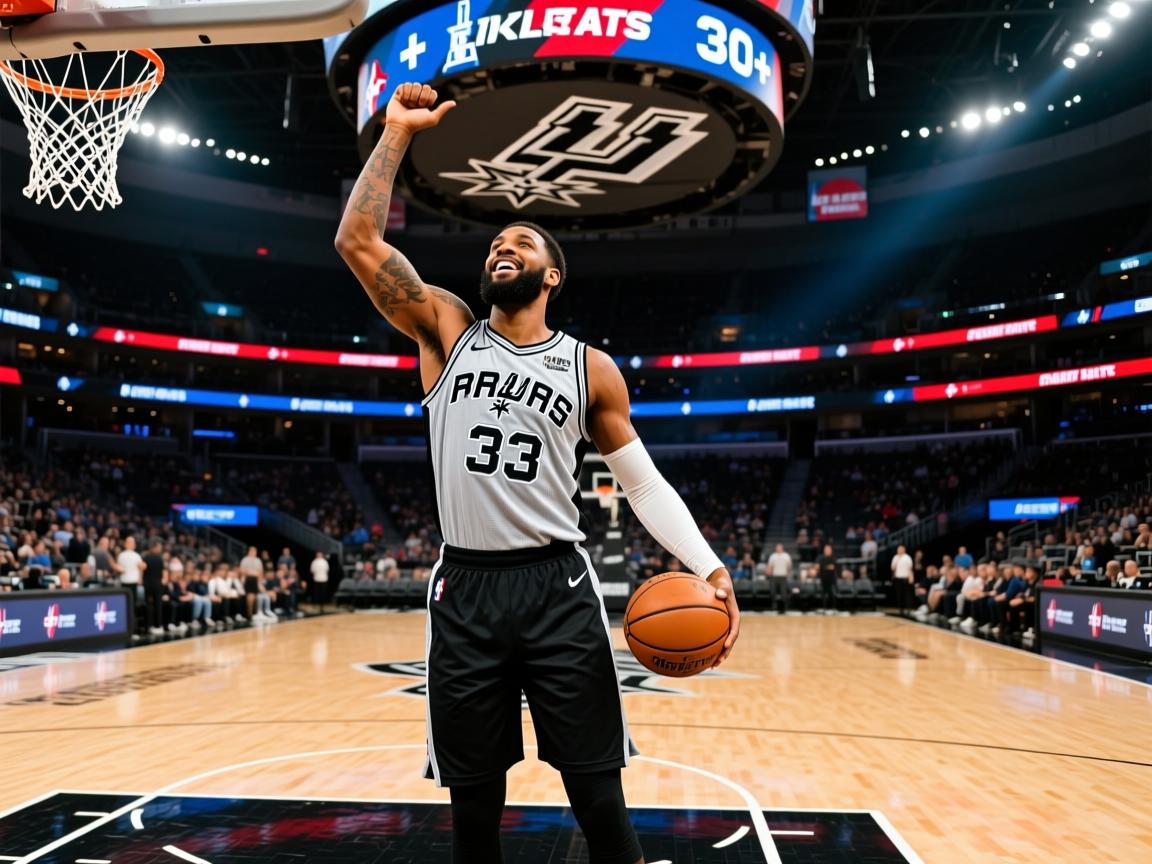 火箭队胜马刺，拉文连续砍下30+得分